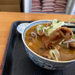 永井食堂 - 一個一個のもつが大きく、味がしみてるー❣️