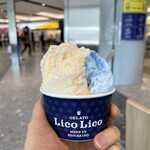 GELATO LicoLico 新千歳空港店 - 「空色ミルク」と「北海道産クワトロチーズ」