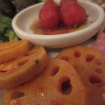 タヴェルナ・ポルチーニ - 蓮根とか。