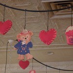 ケープコッド・クックオフ - （2013/2月）去年と同じスウィート・ダッフィー期間の天井装飾