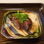 片折 - 氷見牛の八幡巻きと花山椒