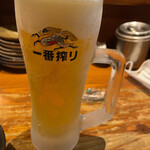 Izakaya Maruo - キンキンに冷えたビール