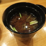 天寿し - 中はじゅんさいでした。