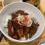 Soba Yanagiya Shinsakae - どて煮丼