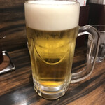 珉珉 - 生ビール　サッポロでのが素晴らしい。