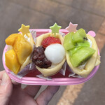 クレープハウス 果実の星野屋 - 料理写真:プチクレープ３個入り（税込み６００円）