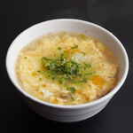 Fluffy egg soup