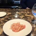 pesceco - パルマ産プロシュートと石鯛のフリット