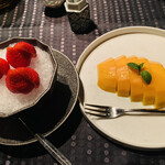 瀬里奈 - 季節のデザート、いちごとマンゴー
