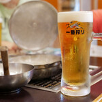 海鮮茶屋貝族料理みのしょう - 生ビール