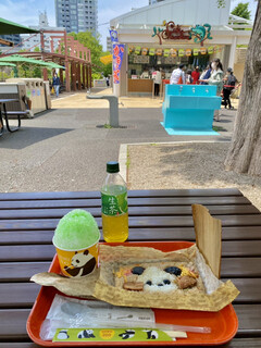 上野動物園 カフェカメレオン - 箸袋ももちろんパンダ
