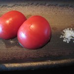 鉄板焼 天 本丸 - 前菜のトマト