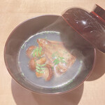 TTOAHISU - あさりのお出汁に長崎ののどぐろ♡ちいたけが香り良い。