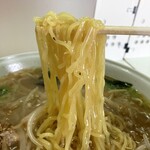 大もり屋食堂 - 麺のアップ