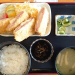 Inaho - チーズハムカツ定食(ごはん小盛り)