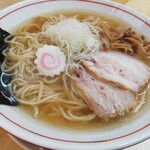 中華そば 朔望 - 綺麗な出来上がりです！