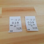 中華そば 朔望 - 一番乗りで38番てのは前日が37杯？それも凄い！