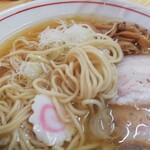 中華そば 朔望 - 少しだけ柔らかかった