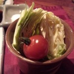 串かつ あーぼん - 甘い甘いキャベツ。