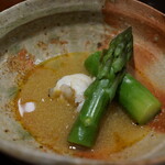 鈴田式 - 伊勢海老/アスパラ