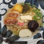 藍屋 - 九州風あご出汁のしっぽくうどん、アップ