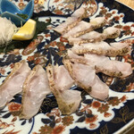 対馬のどぐろとイカ活き造り 博多 魚蔵 - 