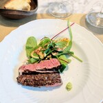 La Brianza - ジビーフの名前伺ってみたら、若い牛だから名前はまだないなんだそう。なるほどなるほどそうなのね～☆