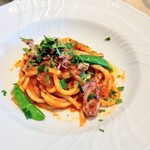 La Brianza - ホタルイカトマトソーススパゲットーネ。
