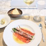 La Brianza - ジェットファーム長谷川さんハセパラバターソテーブレザオラバルサミコソース。長谷パラが2本も！！嬉しい(^^)/味わい濃くて素晴らしく美味しい美味しい♪