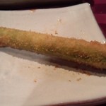 串かつ あーぼん - 四国産のアスパラ。これまた最高の品質。