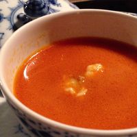 銀座うかい亭 - タラバガニのスープ