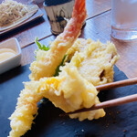 そば草香 - コーンの天麩羅♡甘くて美味しい✨