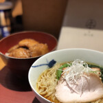 麺 みつヰ - 醤油麺とソースカツ丼のコラボ