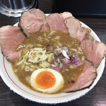 水輝 - TORI豚白湯チャーシューメン着丼。美しいビジュアル。^^