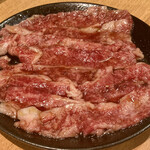 焼肉問屋 牛蔵 - 薄切りカルビ