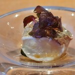 白土 - 縞鯵 / グリーンアスパラガス