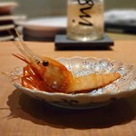 白土 - 牡丹海老 / ブランデー