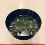 下々味 - ワカメのお味噌汁