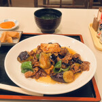 下々味 - 豚肉の茄子味噌炒め