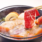 [Supervised by Basara Mita] Wagyu beef tomato Sukiyaki