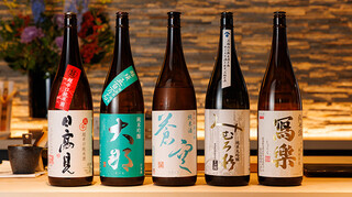 Nishi Azabu Sushi Karin - 定番の日本酒