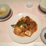 17475012 - ランチ 豆腐の蟹味噌あん