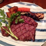 炭火ステーキ 松の実亭 - 和牛ロースステーキ