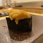 あま木 - 三陸産　紫ウニ　最高ですね。