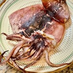 カネヒデ小林商店 - 何ときれいな焼き上がり　鯵と烏賊としらすと桜海老に囲まれて幸せです