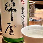 とり茶太郎 - 綿屋　特別純米原酒　これもすっきりとした旨口の酒です