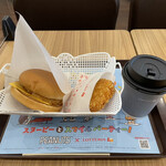 LOTTERIA - モーニングセット。コーヒーはモカ