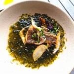 Tokiwatei M-Garden - ・真鯛のソテー ～青海苔のスープ仕立て～
