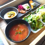 ときわ邸 M-GARDEN - ■季節の野菜御膳
            ・前菜盛り合わせ・季節のスープ