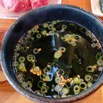 焼肉 MUSHIRO - わかめスープ